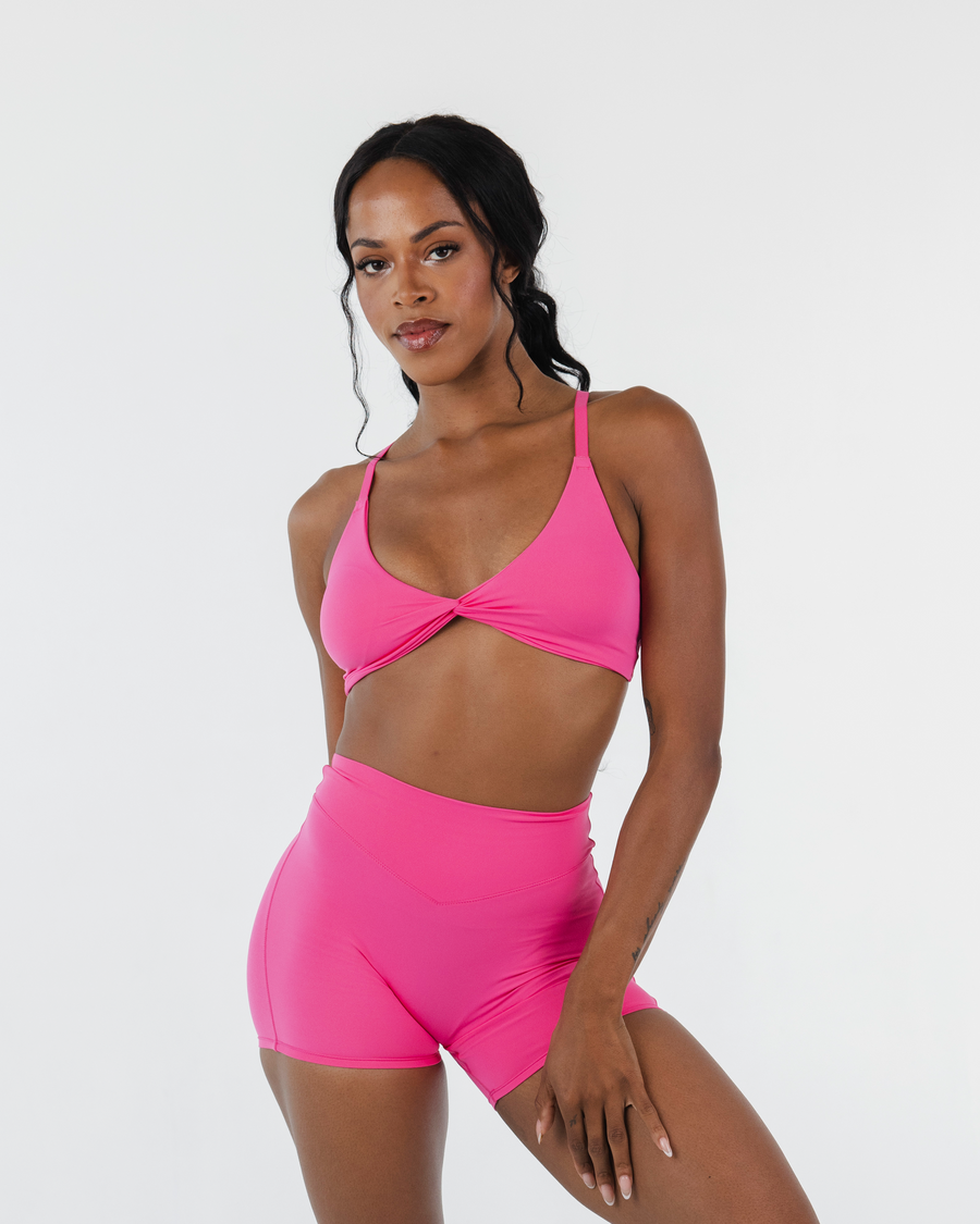 ANTHEM TWIST BRALETTE - DRAGON FRUIT