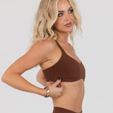 MONROE SPORTS BRA - BRANDY