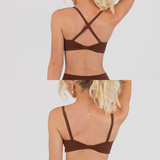 MONROE SPORTS BRA - BRANDY