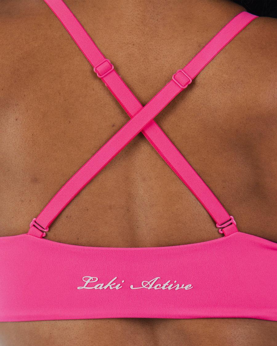 ANTHEM TWIST BRALETTE - DRAGON FRUIT
