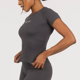 ANTHEM SCULPT TEE - COAL