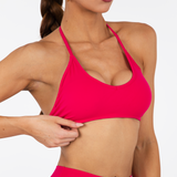 FLEXLUX™ HALTER BRALETTE - HEAT