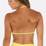 FLEXLUX™ HALTER BRALETTE - SUNKISSED