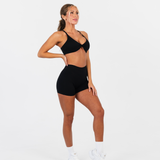 FLEXLUX™ TWIST BRALETTE - MIDNIGHT