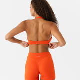 SWIFTTEK™ MINIMAL HALTER BRALETTE - AFTERBURN