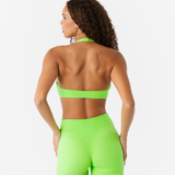 SWIFTTEK™ MINIMAL HALTER BRALETTE - CHARGE