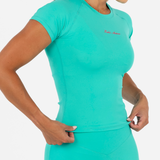 FLEXLUX™ SCULPT TEE - SEASIDE
