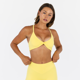 FLEXLUX™ TWIST BRALETTE - SUNKISSED