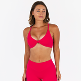 FLEXLUX™ TWIST BRALETTE - HEAT