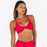 FLEXLUX™ TWIST BRALETTE - HEAT